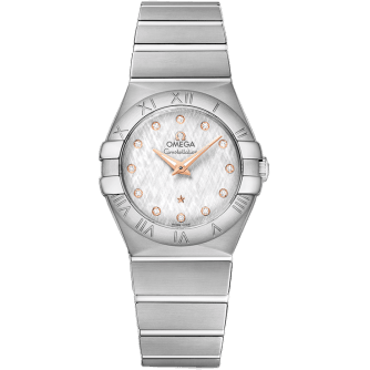 Constellation Quartz 27 Brushed Stainless Steel / Silver Silk