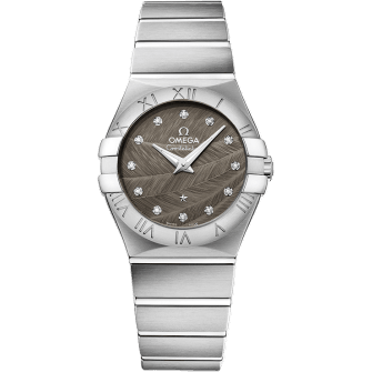 Constellation Quartz 27 Brushed Stainless Steel / Grey Feather