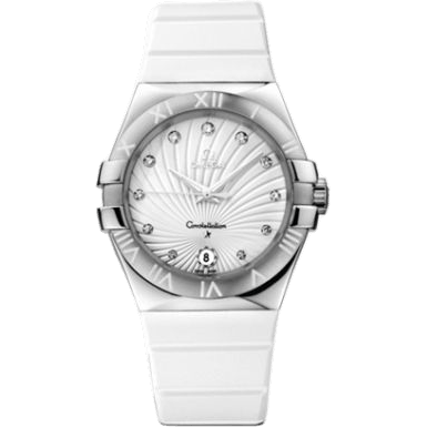 Constellation Quartz 35 Stainless Steel / White Supernova / Rubber
