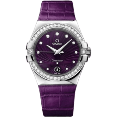 Constellation Quartz 35 Stainless Steel / Diamond / Purple Supernova / Alligator