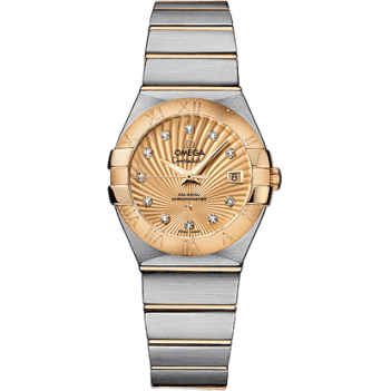 Constellation Co-Axial 27 Brushed Stainless Steel / Yellow Gold / Champagne Supernova
