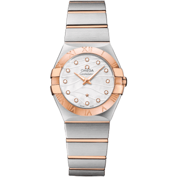 Constellation Quartz 27 Stainless Steel / Red Gold / MOP
