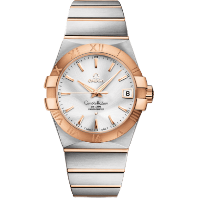 Constellation Co-Axial 38 Stainless Steel / Red Gold / Silver