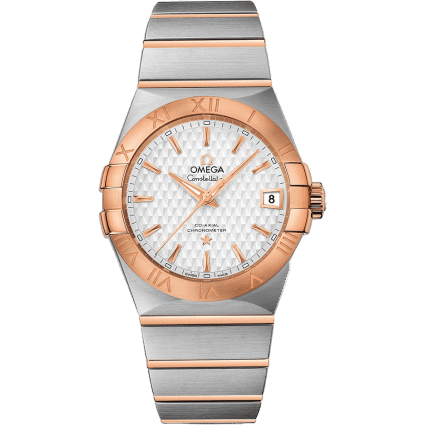 Constellation Co-Axial 38 Stainless Steel / Red Gold / Silver Lozenge