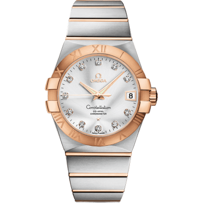Constellation Co-Axial 38 Stainless Steel / Red Gold / Silver