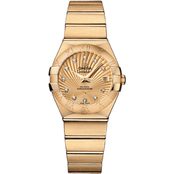 Constellation Co-Axial 27 Brushed Yellow Gold / Champagne Supernova