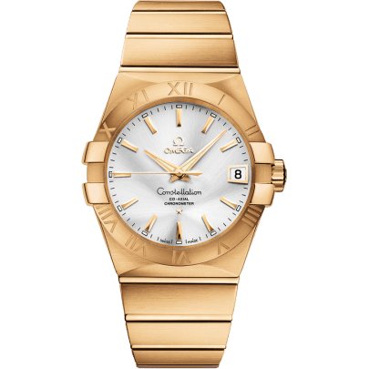 Constellation Co-Axial 38 Yellow Gold / Silver