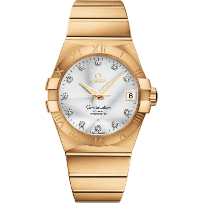 Constellation Co-Axial 38 Yellow Gold / Silver