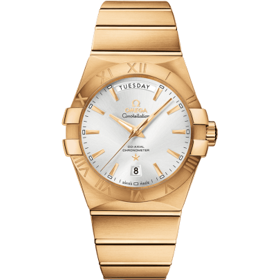 Constellation Co-Axial 38 Day-Date Yellow Gold / Silver