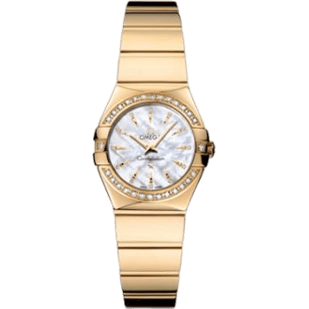 Constellation Quartz 24 Polished Yellow Gold / Diamond / MOP