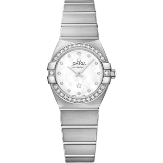 Constellation Quartz 24 Brushed White Gold / Diamond / MOP