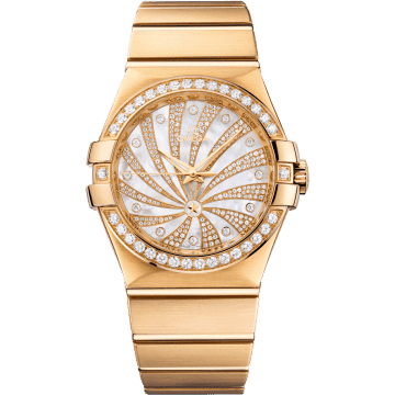 Constellation Co-axial 35 Yellow Gold / Diamond / Diamond Supernova