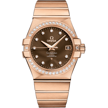 Constellation Co-Axial 35 Red Gold / Diamond / Brown