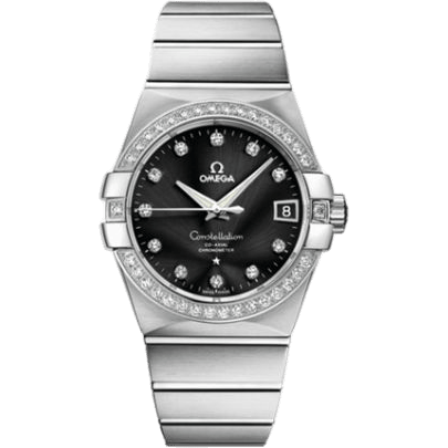 Constellation Co-Axial 38 White Gold / Diamond / Black