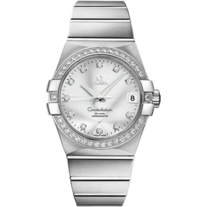 Constellation Co-Axial 38 White Gold / Diamond / Silver