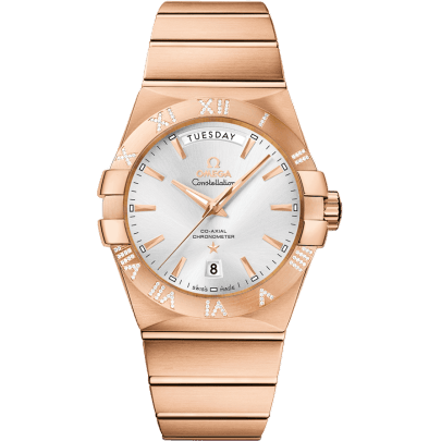 Constellation Co-Axial 38 Day-Date Red Gold / Diamond / Silver