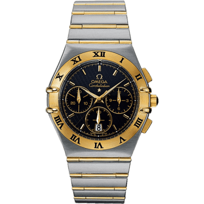 Constellation Quartz 39 Chronograph Stainless Steel / Yellow Gold / Black
