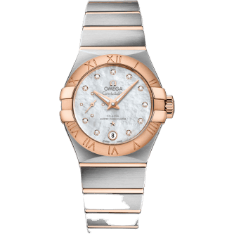 Constellation Co‑Axial Master Chronometer 27 Small Seconds Stainless Steel / Red Gold / MOP