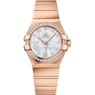 Constellation Co‑Axial Master Chronometer 27 Small Seconds Stainless Red Gold / Diamond / MOP