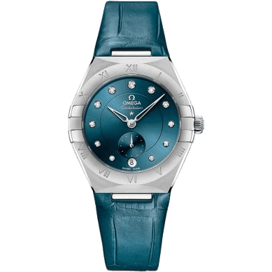 Constellation Master Chronometer Small Seconds 34 Stainless Steel / Blue - Diamond