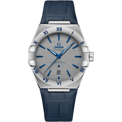 Constellation Master Chronometer 39 Stainless Steel / Grey / Alligator