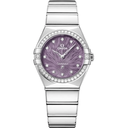 Constellation Manhattan 28 Quartz Stainless Steel - Diamond / Purple Supernova