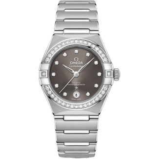 Constellation Manhattan 29 Co-Axial Master Chronometer Stainless Steel / Grey Diamond / Diamond