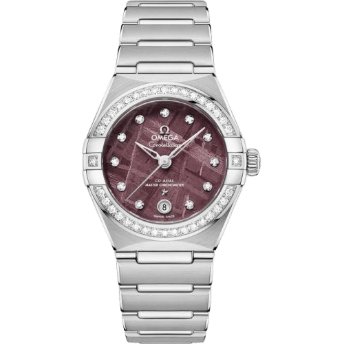 Constellation Manhattan 29 Co-Axial Master Chronometer Stainless Steel - Diamond / Purple Meteorite