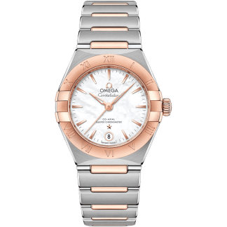 Constellation Manhattan 29 Co-Axial Master Chronometer Stainless Steel / Sedna Gold / MOP