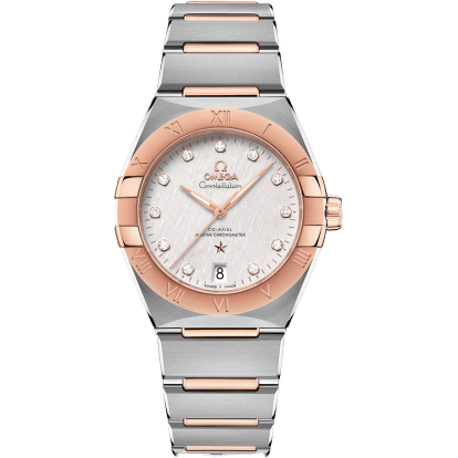 Constellation Master Chronometer 36 Stainless Steel / Sedna / Silver - Diamond / Bracelet