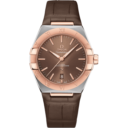 Constellation Master Chronometer 39 Stainless Steel / Sedna / Brown / Alligator