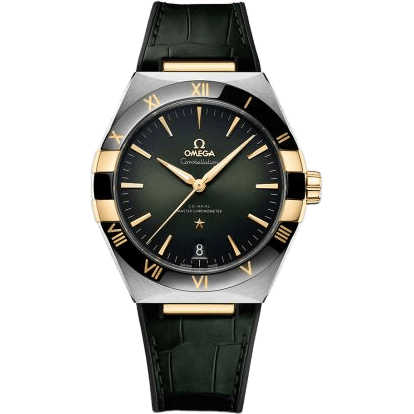 Constellation Master Chronometer 41 Stainless Steel - Yellow Gold - Ceramic / Green