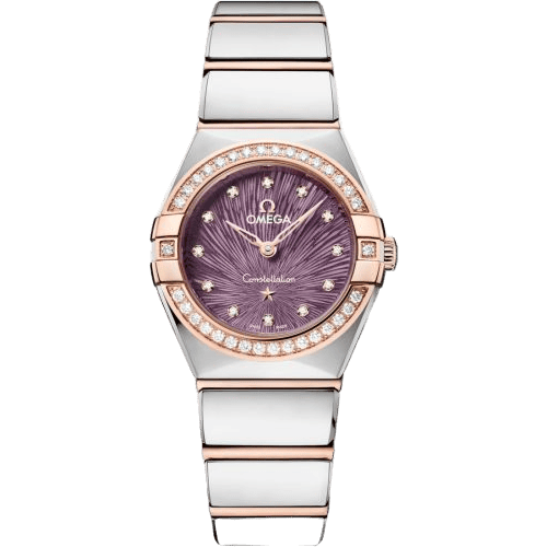 Constellation Manhattan 25 Quartz Stainless Steel - Sedna Gold - Diamond / Purple Supernova