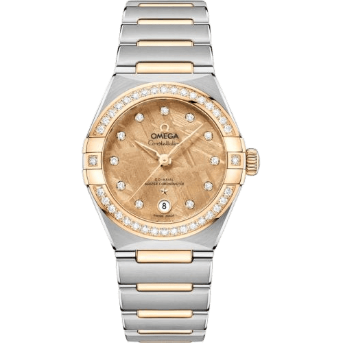 Constellation Manhattan 29 Co-Axial Master Chronometer Stainless Steel - Yellow Gold - Diamond / Moonshine Meteorite