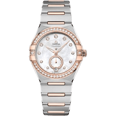 Constellation Master Chronometer Small Seconds 34 Stainless Steel / Sedna Gold / Diamond / MOP / Bracelet