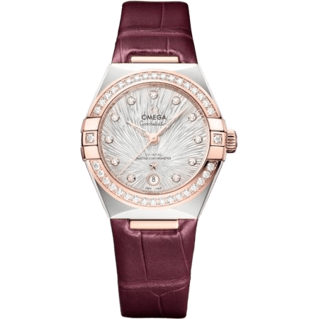 Constellation Manhattan 29 Co-Axial Master Chronometer Stainless Steel - Sedna Gold - Diamond / Canopus Supernova / Alligator