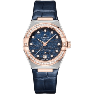 Constellation Manhattan 29 Co-Axial Master Chronometer Stainless Steel / Sedna Gold / Diamond / Blue Aventurine