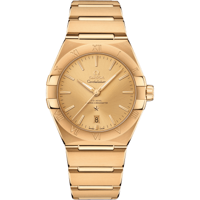 Constellation Master Chronometer 39 Yellow Gold / Champagne / Bracelet
