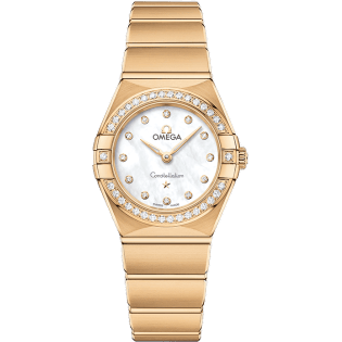 Constellation Manhattan 25 Quartz Yellow Gold / MOP / Diamond