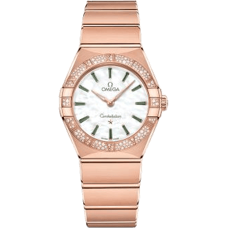 Constellation Manhattan 28 Quartz Sedna Gold / MOP - Emerald / Diamond