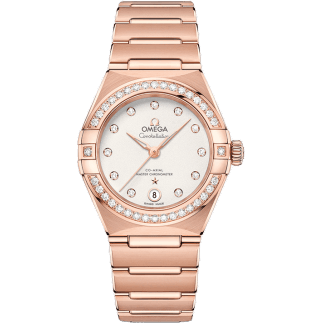 Constellation Manhattan 29 Co-Axial Master Chronometer Sedna Gold / Silver / Diamond
