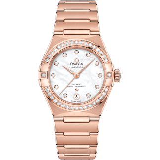 Constellation Manhattan 29 Co-Axial Master Chronometer Sedna Gold / MOP / Diamond