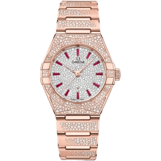 Constellation Manhattan 29 Co-Axial Master Chronometer Sedna Gold / Snow / Bracelet