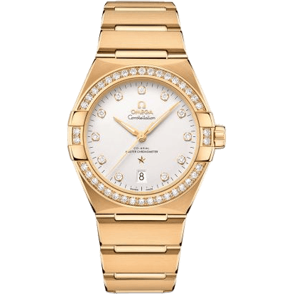 Constellation Master Chronometer 39 Yellow Gold - Diamond / Silver / Bracelet