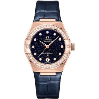 Constellation Manhattan 29 Co-Axial Master Chronometer Sedna Gold / Diamond / Aventurine