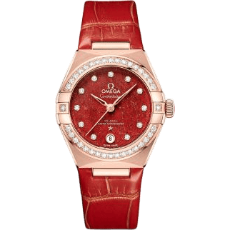 Constellation Manhattan 29 Co-Axial Master Chronometer Sedna Gold / Diamond / Red Aventurine
