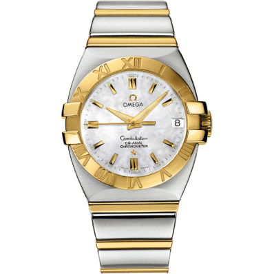 Constellation Co-Axial 31 Double Eagle Stainless Steel / Yellow Gold / MOP