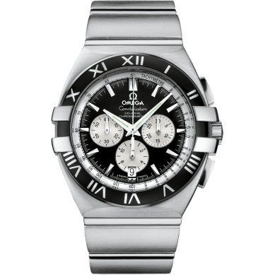 Constellation Co-Axial 41 Chronograph Double Eagle Stainless Steel / Black / Bracelet