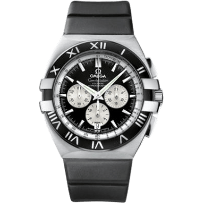 Constellation Co-Axial 41 Chronograph Double Eagle Stainless Steel / Black / Rubber