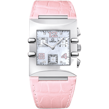 Constellation Quadra Quartz 28 Chronograph Stainless Steel / MOP/ Alligator